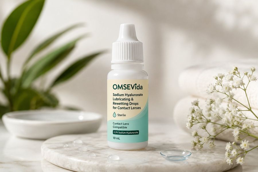 OMSEVida — Lubricating & rewetting drops for contact lenses